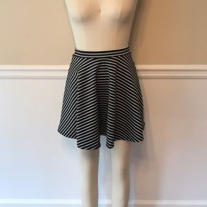 Super cute striped circle skirt